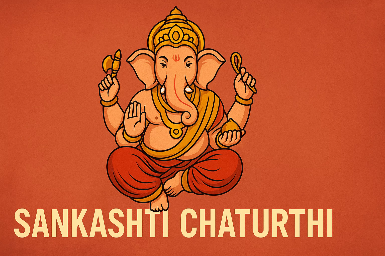 Women performing rituals and offering prayers on Sakat Chauth for the well-being of their children and removal of obstacles, with traditional sweets and offerings to Lord Ganesha